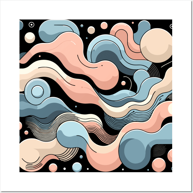 Lofi Rhythm Abstract Wall Art by The Tee Bizarre